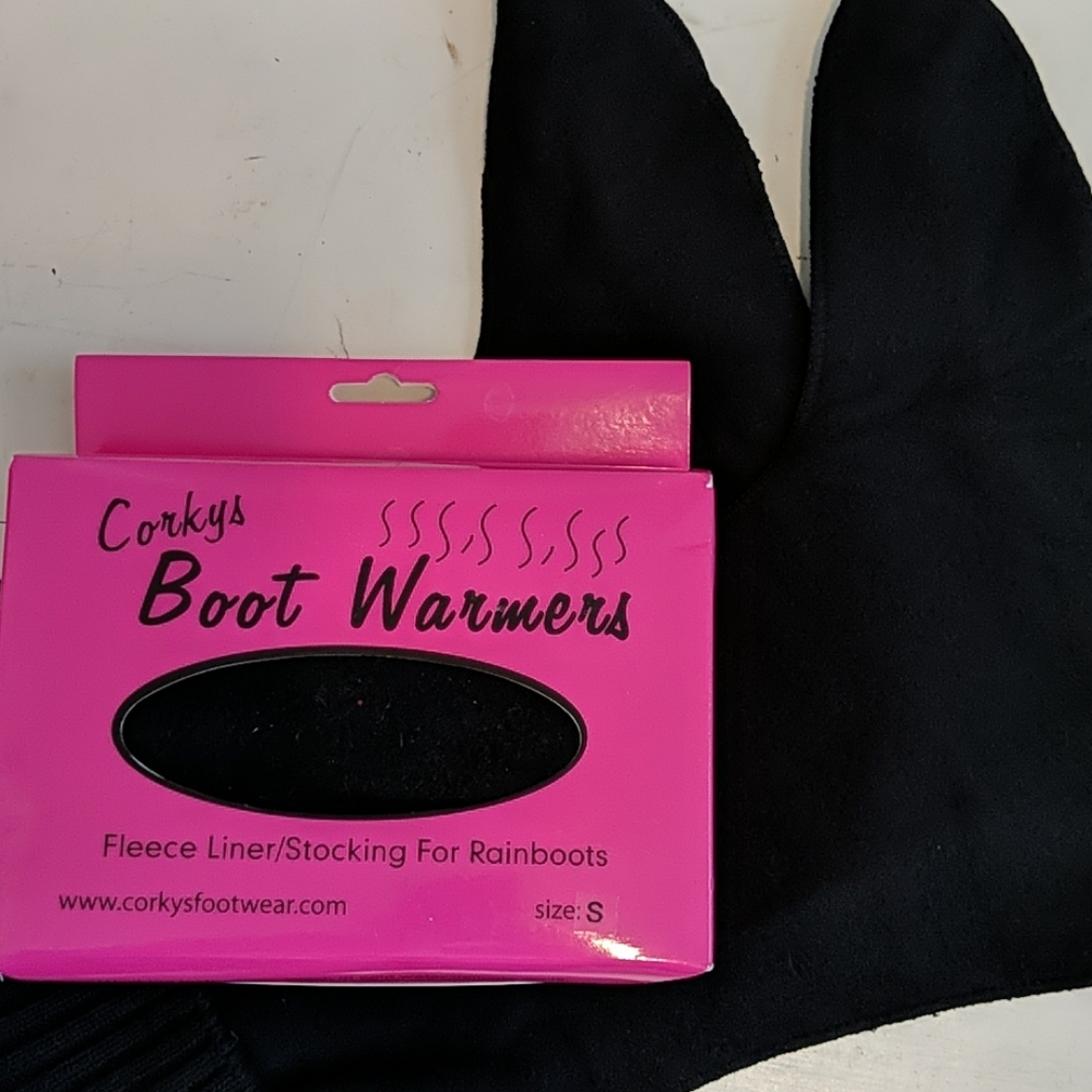 Sold Out Corky's Black Boot Warmers